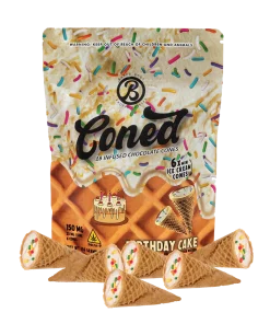 Buy Baked Bags CONED – Birthday Cake Delta-9 THC Edibles Australia