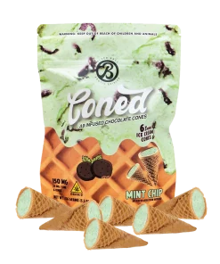 Buy Baked Bags CONED – Mint Chip | 150mg Delta-9 THC Edibles