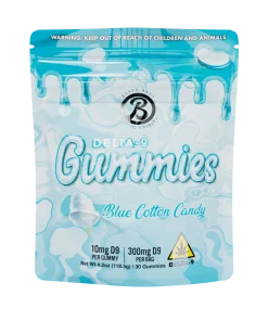 Buy Baked Bags Gummies – Blue Cotton Candy Australia