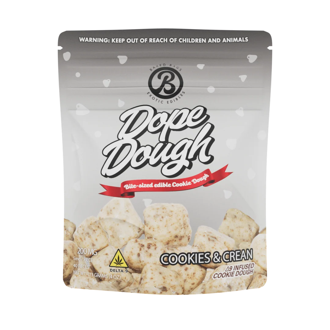 Buy Baked Bags Dope Dough – Cookies & Cream Australia