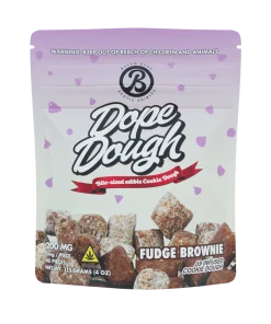 Buy Baked Bags Dope Dough – Fudge Brownie | 200mg Delta‑9 THC Edible Cookie Dough Australia