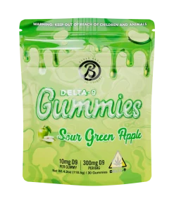 Buy Baked Bags Gummies – Sour Green Apple