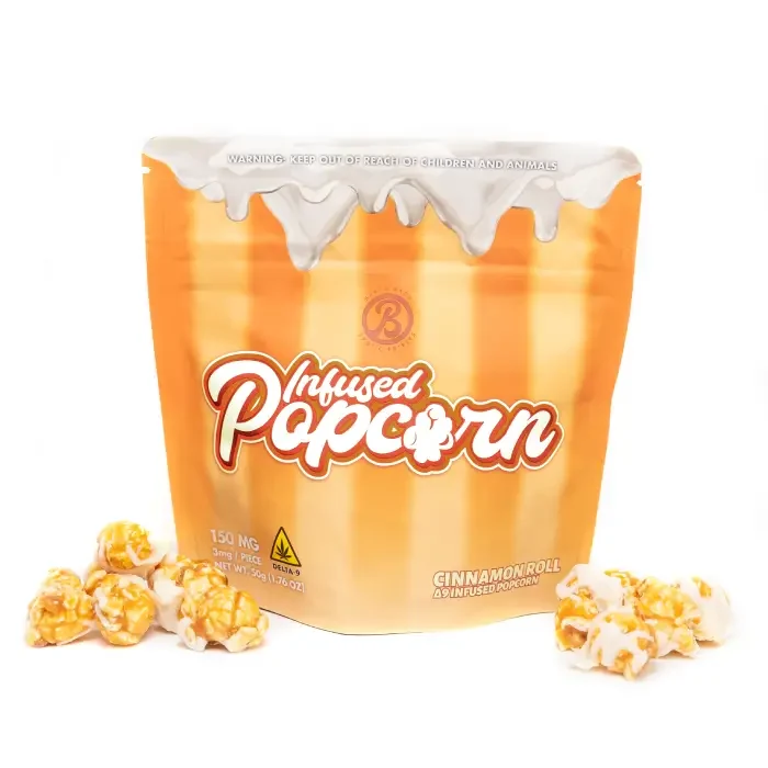 Buy Baked Bags Infused Popcorn – Cinnamon Roll