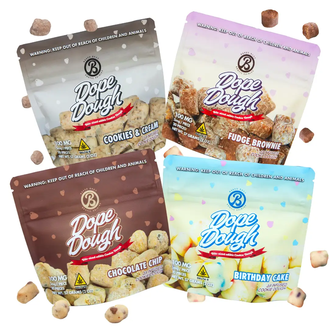 Baked Bags DOPE DOUGH – Variety Pack