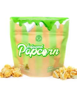 Baked Bags Infused Popcorn – Green Caramel Apple