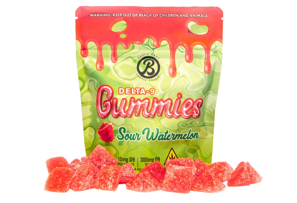 Baked Bags Gummies – Sour Watermelon